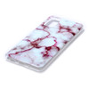 For Galaxy S20 Ultra Marble Pattern Soft TPU Protective Case(Red)