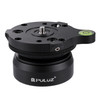 PULUZ 1/4 inch Thread Dome Professional Tripod Leveling Head Base with Bubble Level