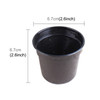 Thicker Plastic Flower Pots Black Small Basin Nursery Special Disk Mini Small Flower Pot