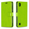 For ZTE Blade A5 2019 Crazy Horse Texture Horizontal Flip Leather Case with Holder & Card Slots & Wallet & Photo Frame(green)