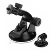 Suction Cup Mount + Tripod Adapter for GoPro  NEW HERO /HERO6   /5 /5 Session /4 Session /4 /3+ /3 /2 /1, Xiaoyi and Other Action Cameras (ST-61)(Black)