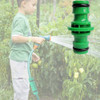 2 PCS 4 Point Two-way Pacifier Repair Extension Hose Quick Connector Plastic Garden Tool(Green)