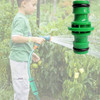 2 PCS 4 Point Two-way Pacifier Repair Extension Hose Quick Connector Plastic Garden Tool(Green)