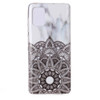 For Galaxy A51 Marble Pattern Soft TPU Protective Case(Half Flower)
