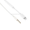 1m 8 Pin to 3.5mm AUX Audio Cable Support Line Control, For iPhone XR / iPhone XS MAX / iPhone X & XS / iPhone 8 & 8 Plus / iPhone 7 & 7 Plus / iPhone 6 & 6s & 6 Plus & 6s Plus / iPad(White)