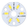 10 PCS 3W SMD 5730 Aluminum Base Light Panel, 6 LEDs 270 LM 3000-6500K, Diameter: 32mm(Warm White)