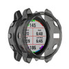For Garmin Fenix 6S / 6S Pro Smart Watch Half Coverage TPU Protective Case(Transparent Black)