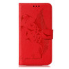 Feather Pattern Litchi Texture Horizontal Flip Leather Case with Wallet & Holder & Card Slots For Huawei P30(Red)