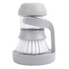 2518 Automatic Dosing Brush Pot Brush Cup Artifact Non-stick Oil Decontamination Wash Pot Brush(Gray )