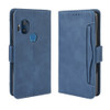 For Motorola One Hyper  Wallet Style Skin Feel Calf Pattern Leather Case with Separate Card Slots & Holder & Wallet & Photo Frame(Blue)