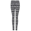 Elephant Pattern Stretch Slim Trousers (Color:Dark Blue Size:XL)