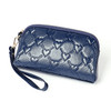 2025 Multifunctional Litchi Texture Women Large Capacity Hand Wallet Shell bag with Card Slots(Sapphire Blue)