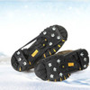 8 Teeth Ice Claw Outdoor Non-slip Shoes Covers for Ice Snow Ground, Size:M?35-40 Yards?(Black)