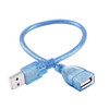 USB 2.0 AM to AF Extension Cable, Length: 30cm