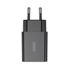 JOYROOM L-P183 Simple Series 18W Intelligent Travel Charger Wall Charger Adapter, EU Plug (Black)