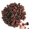 100 PCS Nail Art Electric Grinder Accessories Sandpaper Ring Sand Cloth Ring Grinding Ring, Size:180#