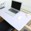 Multifunction Business Double Sided PVC Leather Mouse Pad Keyboard Pad Table Mat Computer Desk Mat, Size: 120 x 60cm(Silver Grey)
