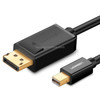 Ugreen MD105 1.5m 4K HD Thunderbolt Mini Display Port to DisplayPort Converter Cable(Black)