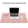 Multifunction Business PVC Leather Mouse Pad Keyboard Pad Table Mat Computer Desk Mat, Size: 60 x 30cm(Sapphire Blue)