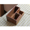 2 PCS Retro Square Wooden Flower Pot Wooden Box Woody Storage Box  Multi-functional Wooden Box, Random Color Delivery