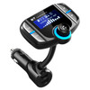 BT70 Smart Bluetooth 4.2 FM Transmitter QC3.0 Quick Charge MP3 Music Player Car Kit with 1.7 inch Screen, Support Hands-Free Call