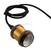 E27 Braided Cable Adapter Lamp Head, Cable Length: 1m