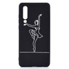 For Huawei P30 Shockproof Stick Figure Pattern Soft TPU Protective Case(Ballet Girl)
