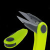 Shrimp-Shaped Stainless Steel Fish Use Scissors Accessories Folding Fishing Line Cut Clipper Fishing Scissor Tackle(Green)