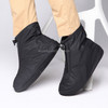 Fashion PVC Non-slip Waterproof Thick-soled Shoe Cover Size: M(Black)