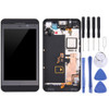LCD Screen and Digitizer Full Assembly with Frame for BlackBerry Z10 4G(Black)