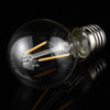A60 E27 2W  LED Filament Light Bulb, 2 LEDs 160 LM Retro Energy Saving Lamp for Halls, AC 220V
