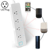 10A Home Smart WiFi Power Strip Surge Protector 4 Outlet Wireless Power Extension Socket, Support APP Operation & Timing Switch, US Plug