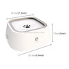 Pet Drinking Water Bowl Floating Not Wet Mouth Bowl Cat Dog Drinking Water Artifact(White )