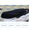 Waterproof Motorcycle Sun Protection Heat Insulation Seat Cover Prevent Bask In Seat Scooter Cushion Protect, Size: XL, Length: 78-85cm; Width: 40-53cm(Black)