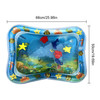 3 PCS Baby Inflatable Aquarium Water Playing Cushion Prostrate Pad Toy Mat Light Blue 66*50cm