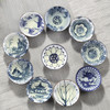 10 PCS Household Hand-painted Ceramics Kung Fu Tea Set Teacup Tea Bowl, Size:Large