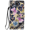 For Galaxy Note 10 3D Painted Pattern Horizontal Flip Leather Case, with Wallet & Holder & Card Slots & Lanyard(Pink Butterfly)