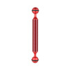 PULUZ  7 inch 17.7cm Length 20.8mm Diameter Dual Balls Carbon Fiber Floating Arm, Ball Diameter: 25mm(Red)