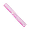 18cm Girl Heart Student Flexible Magnetic Ruler Stationery(Pink Pig)