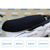 Waterproof Motorcycle Sun Protection Heat Insulation Seat Cover Prevent Bask In Seat Scooter Cushion Protect, Size: XXL, Length: 86- 92cm; Width: 40-56cm(Black)