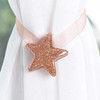 2 PCS Luck Star Magnetic Curtain Buckle Star Curtain Broach(Pink)