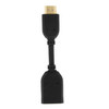 10cm HDMI 19 Pin Male to HDMI 19 Pin Female (AM-AF) Connector Adapter Cable(Black)