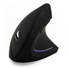 Battery Version Wireless Mouse Vertical 2.4GHz Optical Mouse (Black)