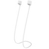 Wireless Bluetooth Headset Anti-lost Rope Magnetic Silicone Lanyard for Apple AirPods 1 / 2(White)