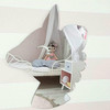 Creative Home Baby Room Children Room Cartoon  Acrylic Mirror Pendant Decoration, Style:Unicorn ?33x25x0.3cm?