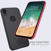 NILLKIN Frosted Concave-convex Texture PC Case for iPhone XR (Black)