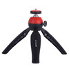 PULUZ Pocket Mini Tripod Mount with 360 Degree Ball Head for Smartphones, GoPro, DSLR Cameras(Red)