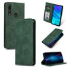 Retro Skin Feel Business Magnetic Horizontal Flip Leather Case for Huawei P Smart 2019 & P Smart Plus 2019 & Mate 30 Lite(Army Green)