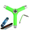 3 PCS Skateboard Repair Tool Y Shape Spanner Bearing Tool(Green)