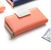 Long Women Wallets Card Holder Female Clutch Women(Orange)